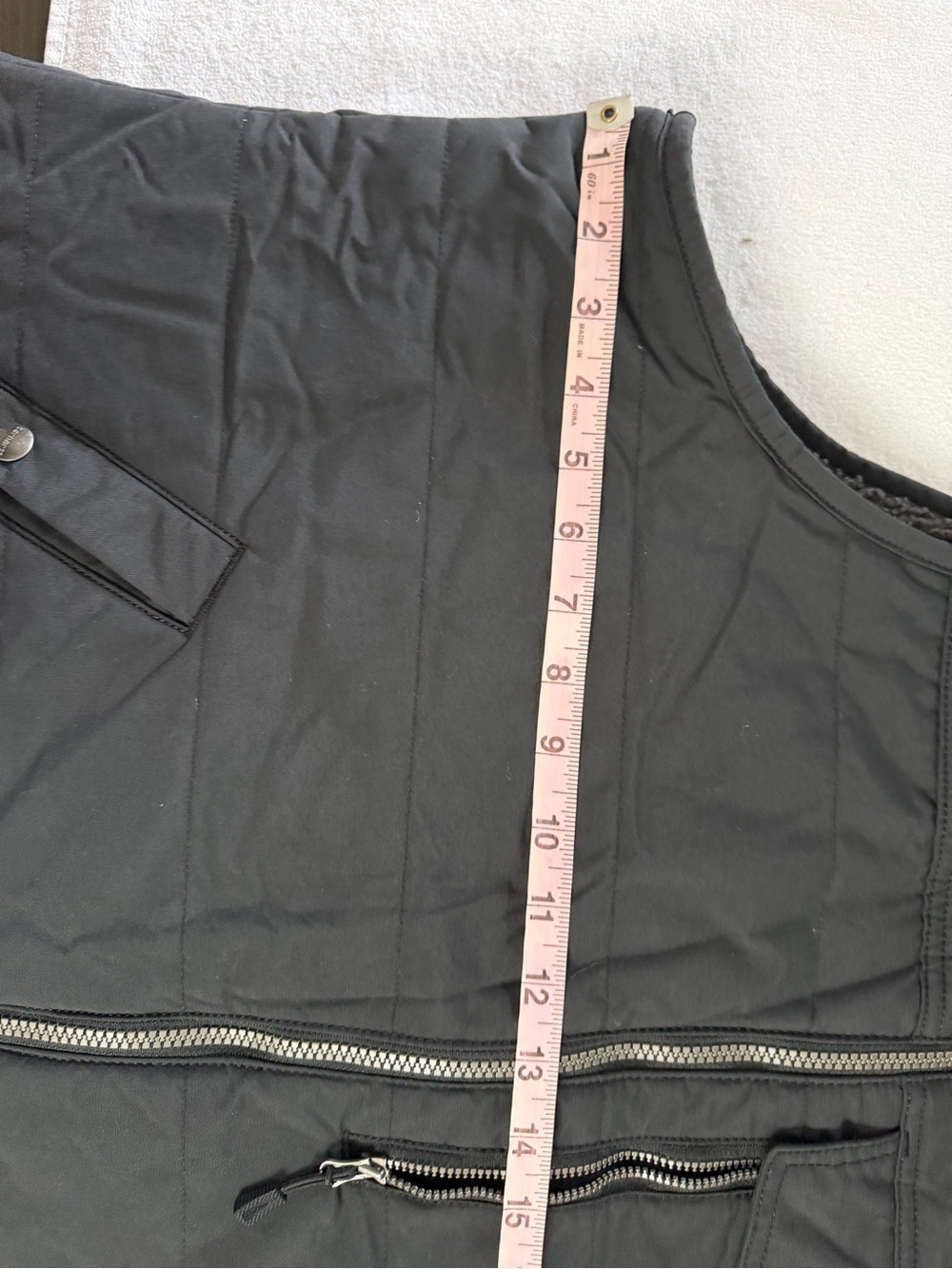 Women’s Carhartt Black Quilted Fleece-Lined Vest - Picture 8 of 13